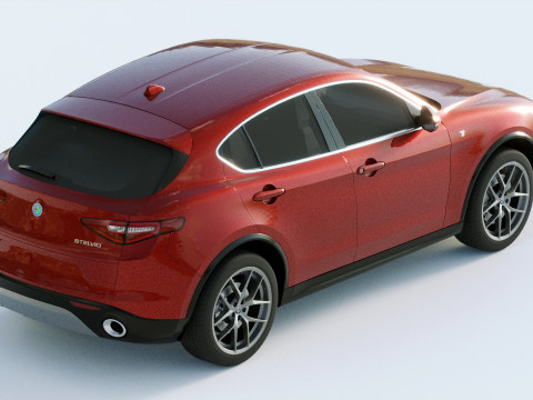 Alfa Romeo Stelvio Ti 2020 Modelo 3D