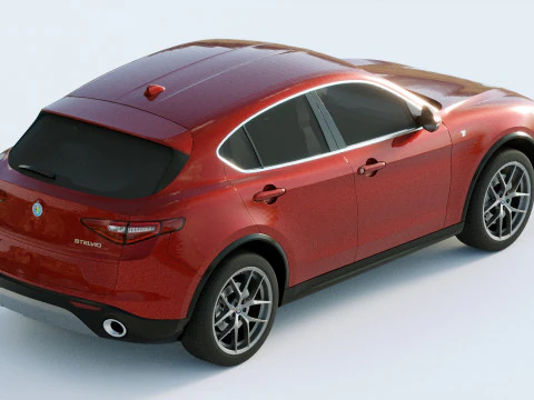 Alfa Romeo Stelvio Ti 2020 3D Model