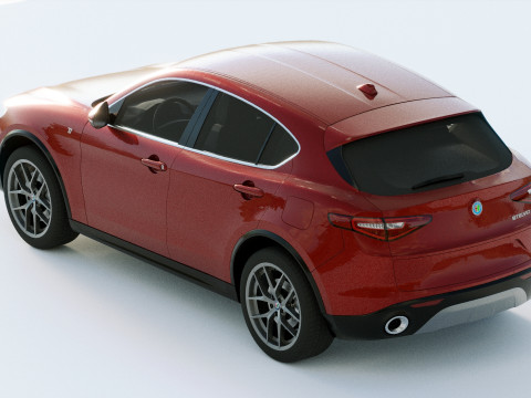 Alfa Romeo Stelvio Ti 2020 Modelo 3D
