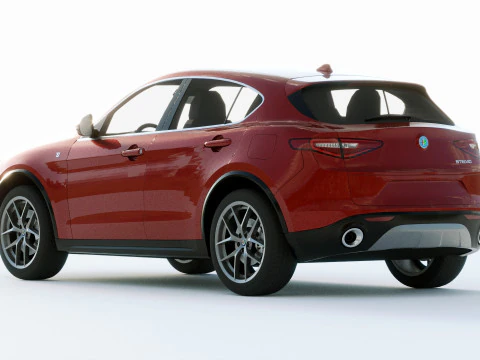 Alfa Romeo Stelvio Ti 2020 3D Model