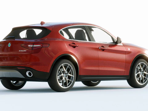 Alfa Romeo Stelvio Ti 2020 3D Model