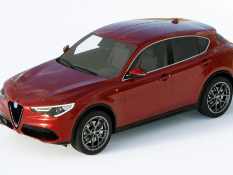 Alfa Romeo Stelvio Ti 2020 3D Model