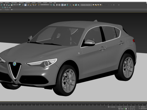Alfa Romeo Stelvio Ti 2020 Modelo 3D