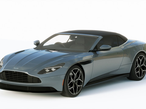 Aston Martin DB11 Volante 2019 3D Модель
