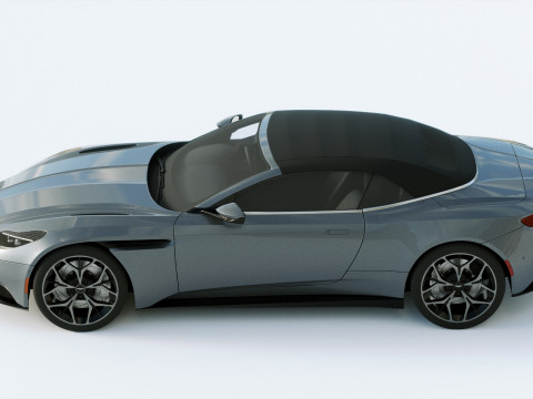 Aston Martin DB11 Volante 2019 3D Модель