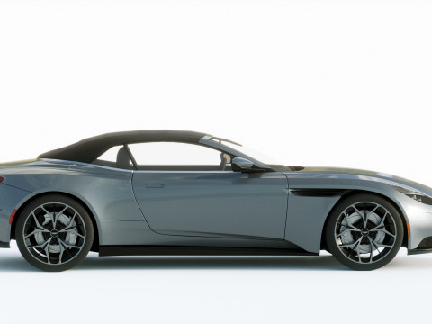 Aston Martin DB11 Volante 2019 3D Модель