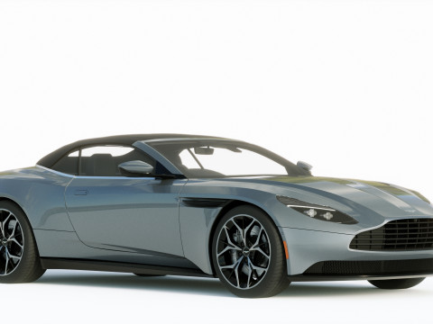 Aston Martin DB11 Volante 2019 3D Модель