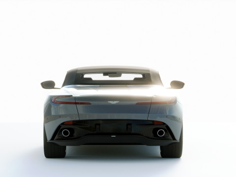 Aston Martin DB11 Volante 2019 3D Модель