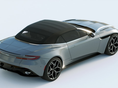 Aston Martin DB11 Volante 2019 3D Модель