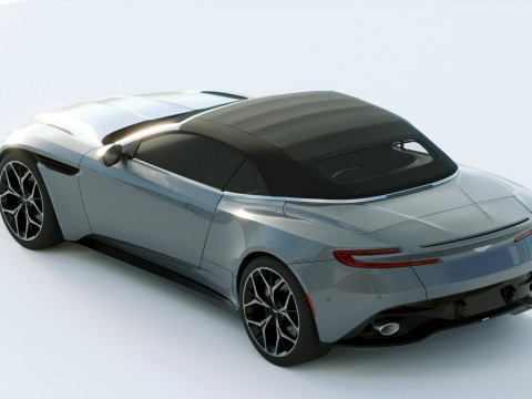 Aston Martin DB11 Volante 2019 3D Модель