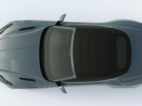 Aston Martin DB11 Volante 2019 3D Модель