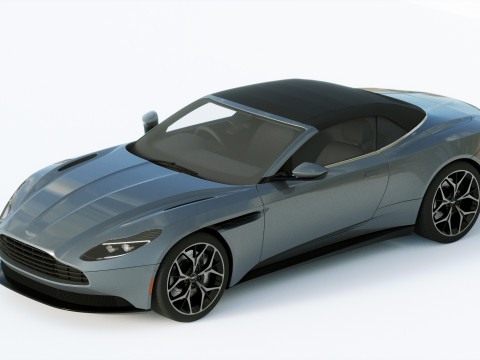 Aston Martin DB11 Volante 2019 3D Модель