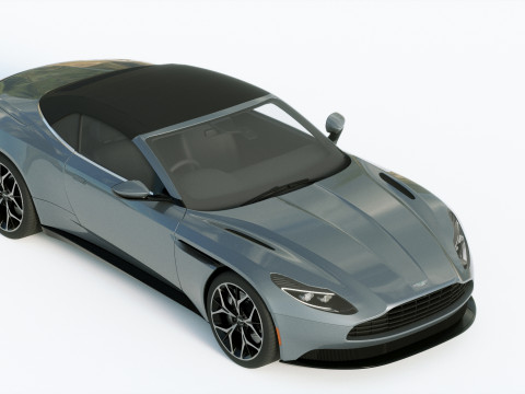 Aston Martin DB11 Volante 2019 3D Модель
