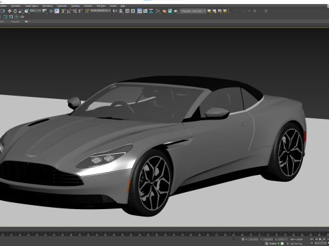 Aston Martin DB11 Volante 2019 3D Модель