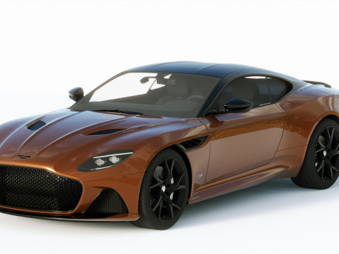 Aston Martin DBS Superleggera 2019 3D Модель