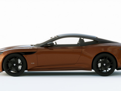 Aston Martin DBS Superleggera 2019 3D Модель