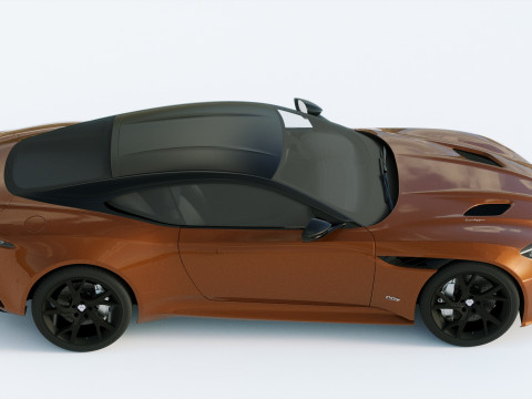 Aston Martin DBS Superleggera 2019 3D Модель