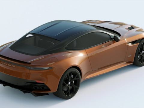 Aston Martin DBS Superleggera 2019 3D Модель