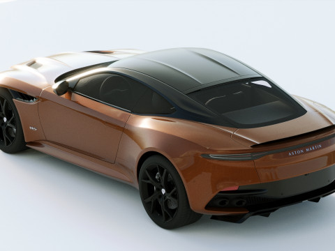 Aston Martin DBS Superleggera 2019 3D Модель
