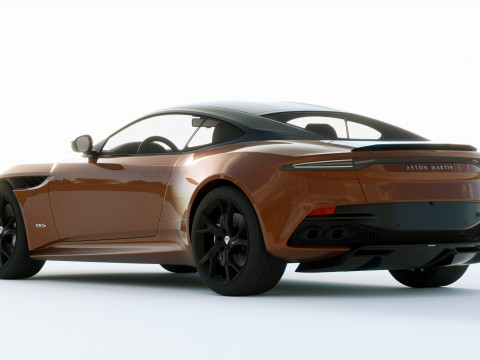 Aston Martin DBS Superleggera 2019 3D Модель