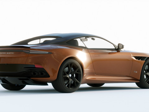 Aston Martin DBS Superleggera 2019 3D Модель