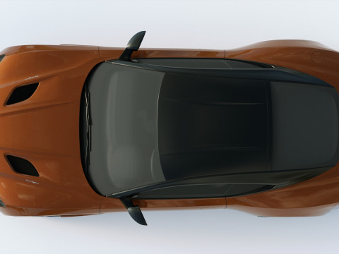 Aston Martin DBS Superleggera 2019 3D Модель