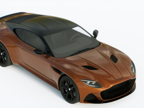 Aston Martin DBS Superleggera 2019 3D Модель