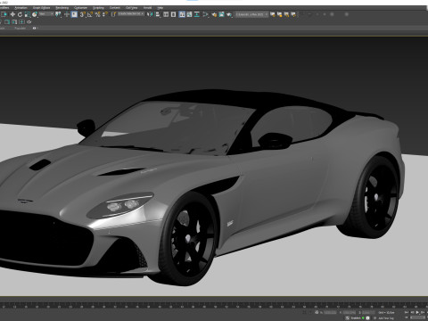 Aston Martin DBS Superleggera 2019 3D Модель
