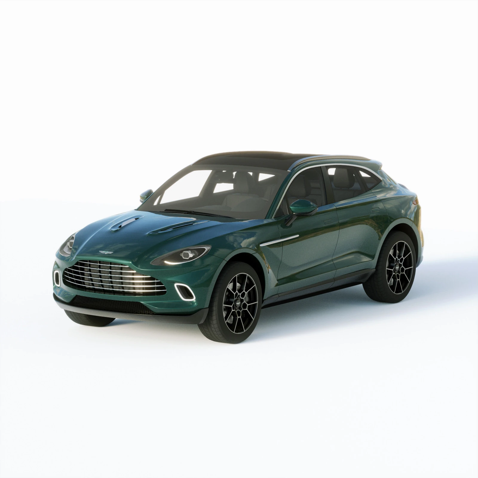 Aston Martin DBX 2021 3D Model .c4d .max .obj .3ds .fbx .stl .blend 