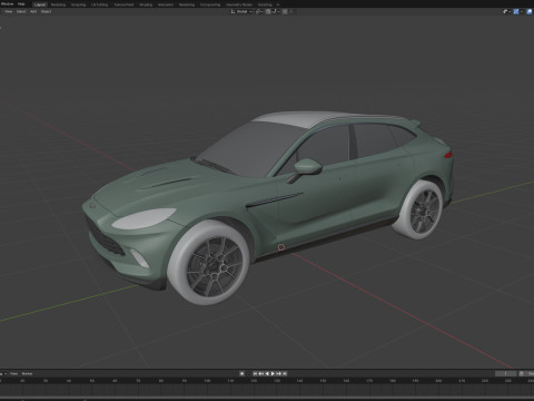 Aston Martin DBX 2021 3Dモデル
