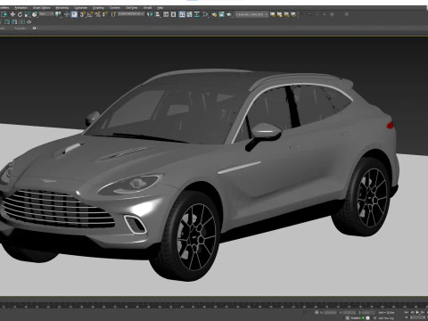 Aston Martin DBX 2021 3D Model
