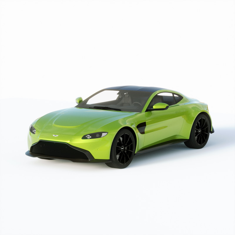 Aston Martin Vantage 2019 Modelo 3D .c4d .max .obj .3ds .fbx .stl .blend 