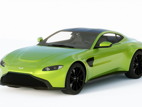 Aston Martin Vantage 2019 Modelo 3D