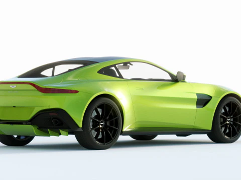 Aston Martin Vantage 2019 3D Model