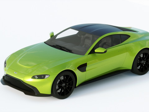 Aston Martin Vantage 2019 Modelo 3D
