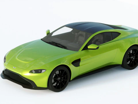 Aston Martin Vantage 2019 3D Model