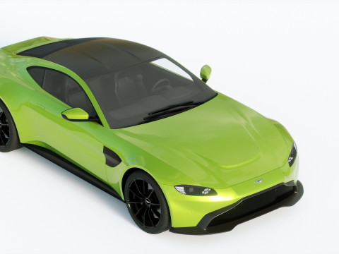 Aston Martin Vantage 2019 Modelo 3D