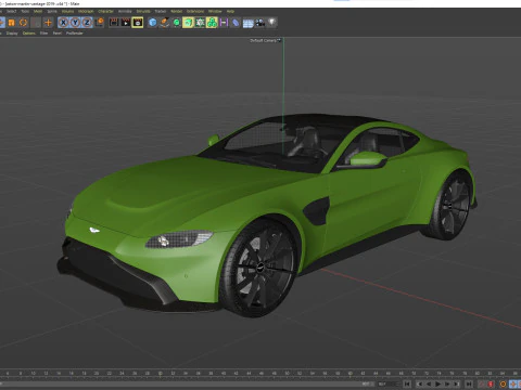Aston Martin Vantage 2019 3D Model