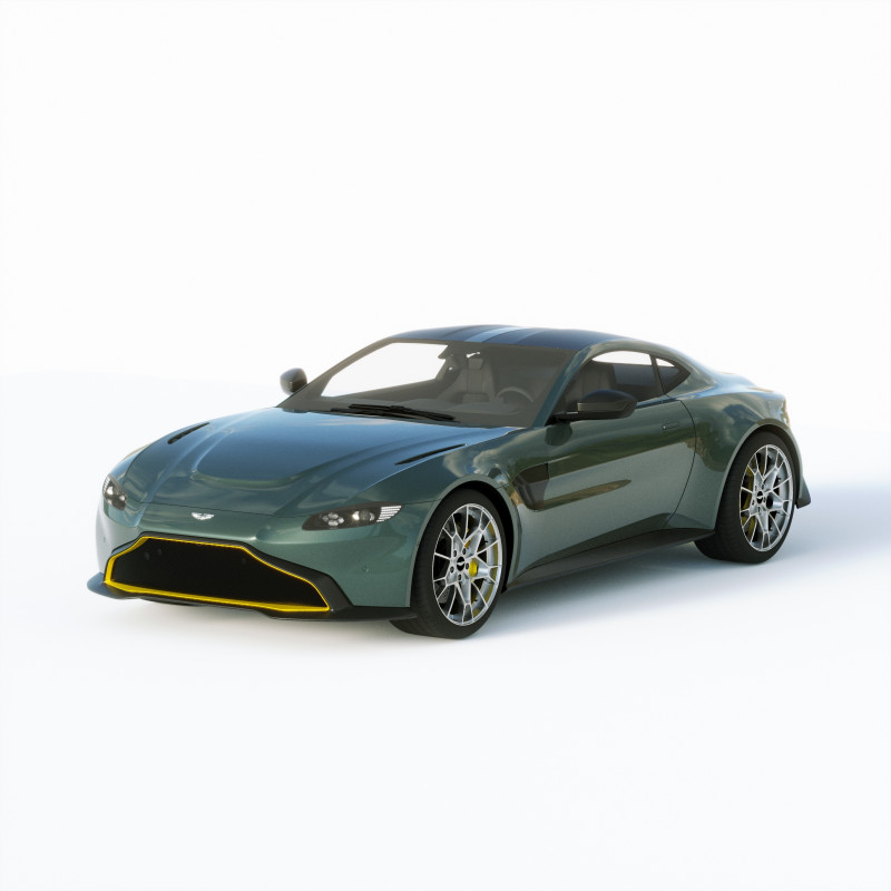 Aston Martin Vantage AMR 2020 Model 3D .c4d .max .obj .3ds .fbx .stl .blend 