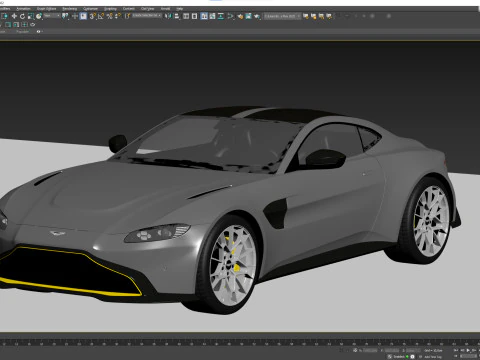 Aston Martin Vantage AMR 2020 3D Model