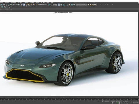 Aston Martin Vantage AMR 2020 3D Model