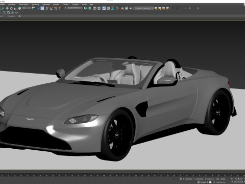 Aston Martin Vantage Roardster 2020 Modelo 3D