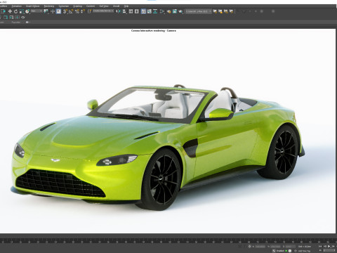 Aston Martin Vantage Roardster 2020 Modelo 3D