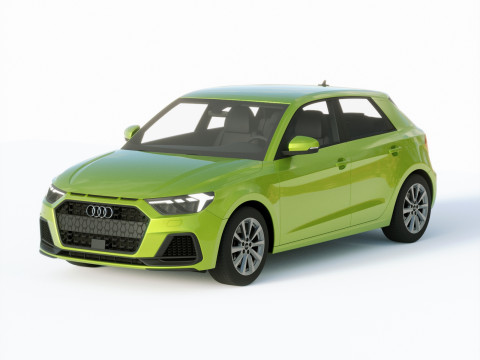 Audi A1 2019 3D 모델