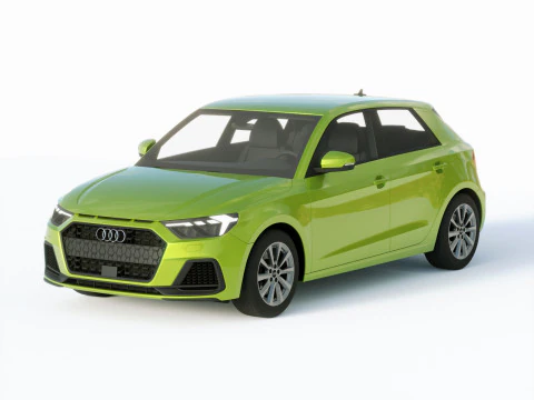 Audi A1 2019 3D Model