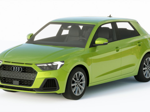 Audi A1 2019 3D Модель