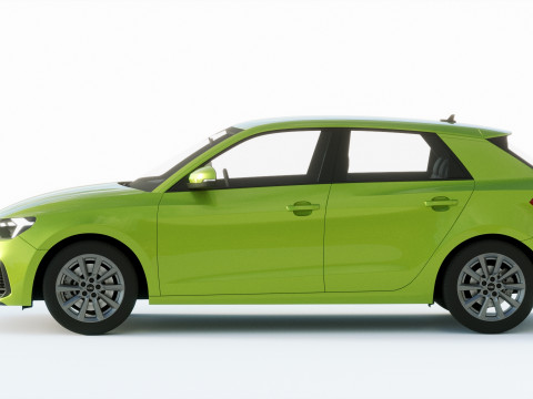 Audi A1 2019 3D Модель