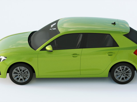Audi A1 2019 3D Модель