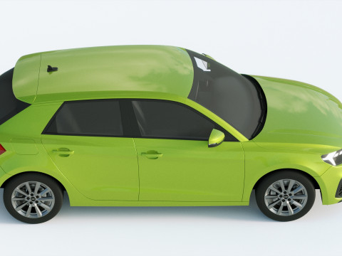 Audi A1 2019 3D Модель