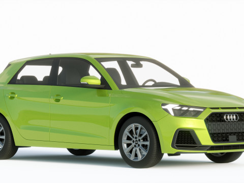 Audi A1 2019 3D Модель